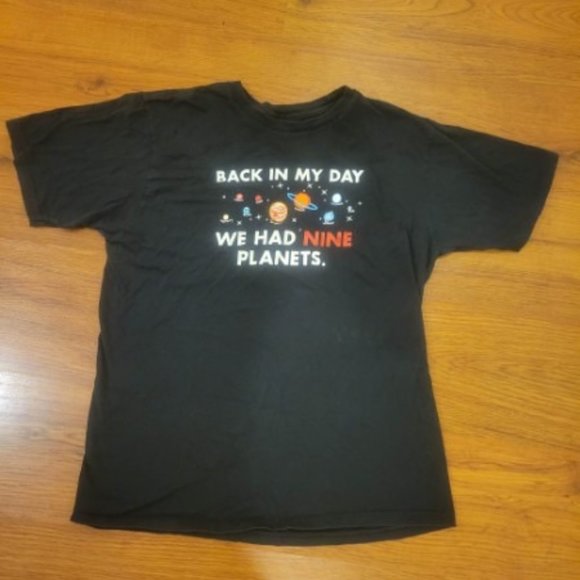 Unisex Graphic Tee Planets Size L - Picture 1 of 3